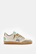 Golden Goose Sneakers 'Ball Star' off-white/grey-brown/silver - brownsilver