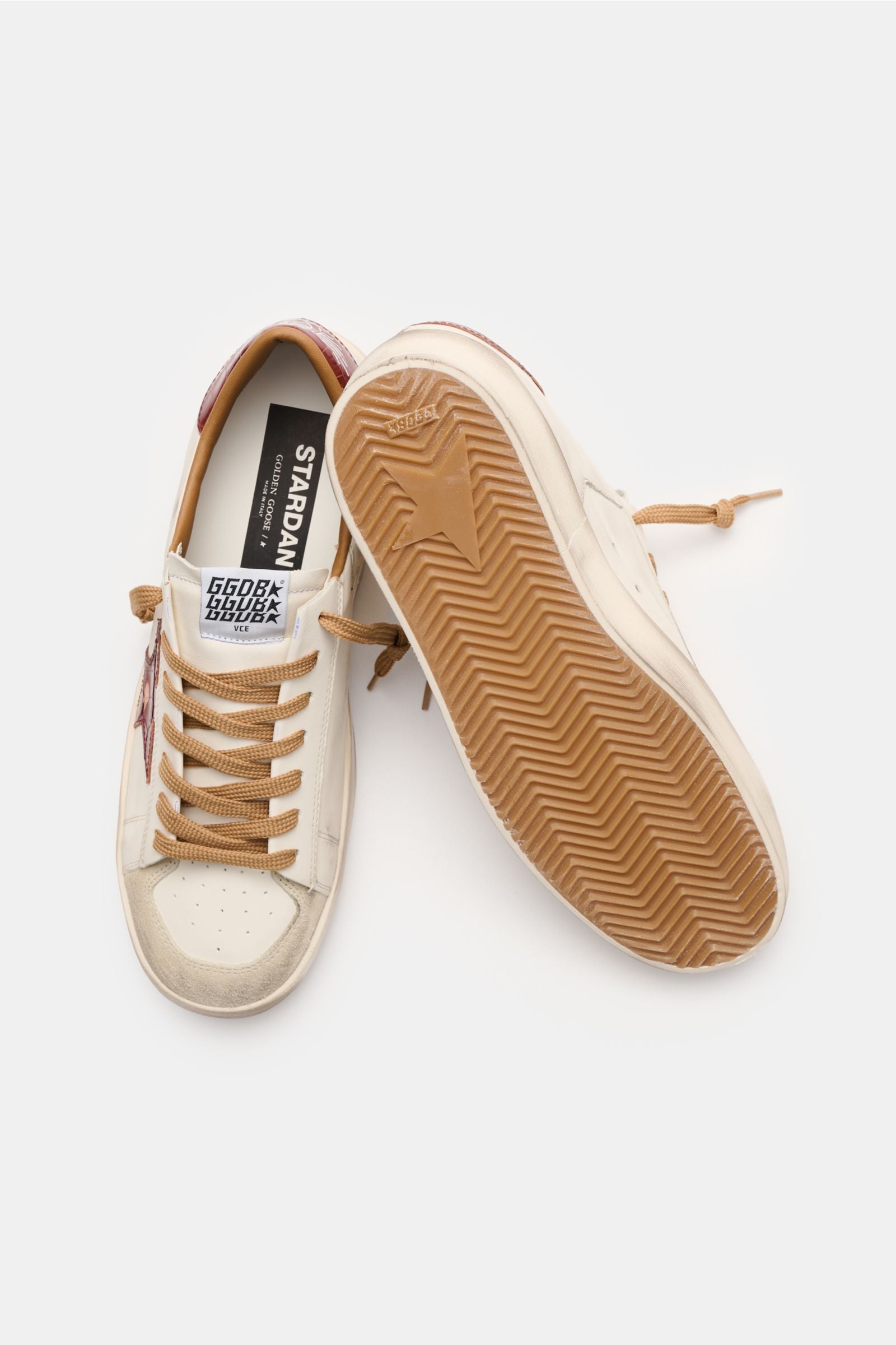 Golden Goose Sneakers 'Stardan' - whiteburgundy