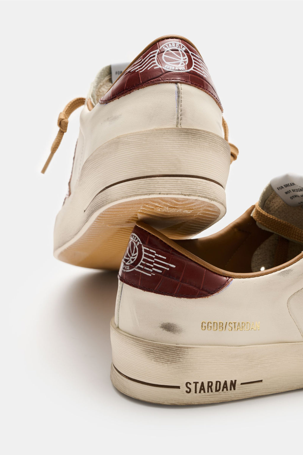 Golden Goose Sneakers 'Stardan' - whiteburgundy