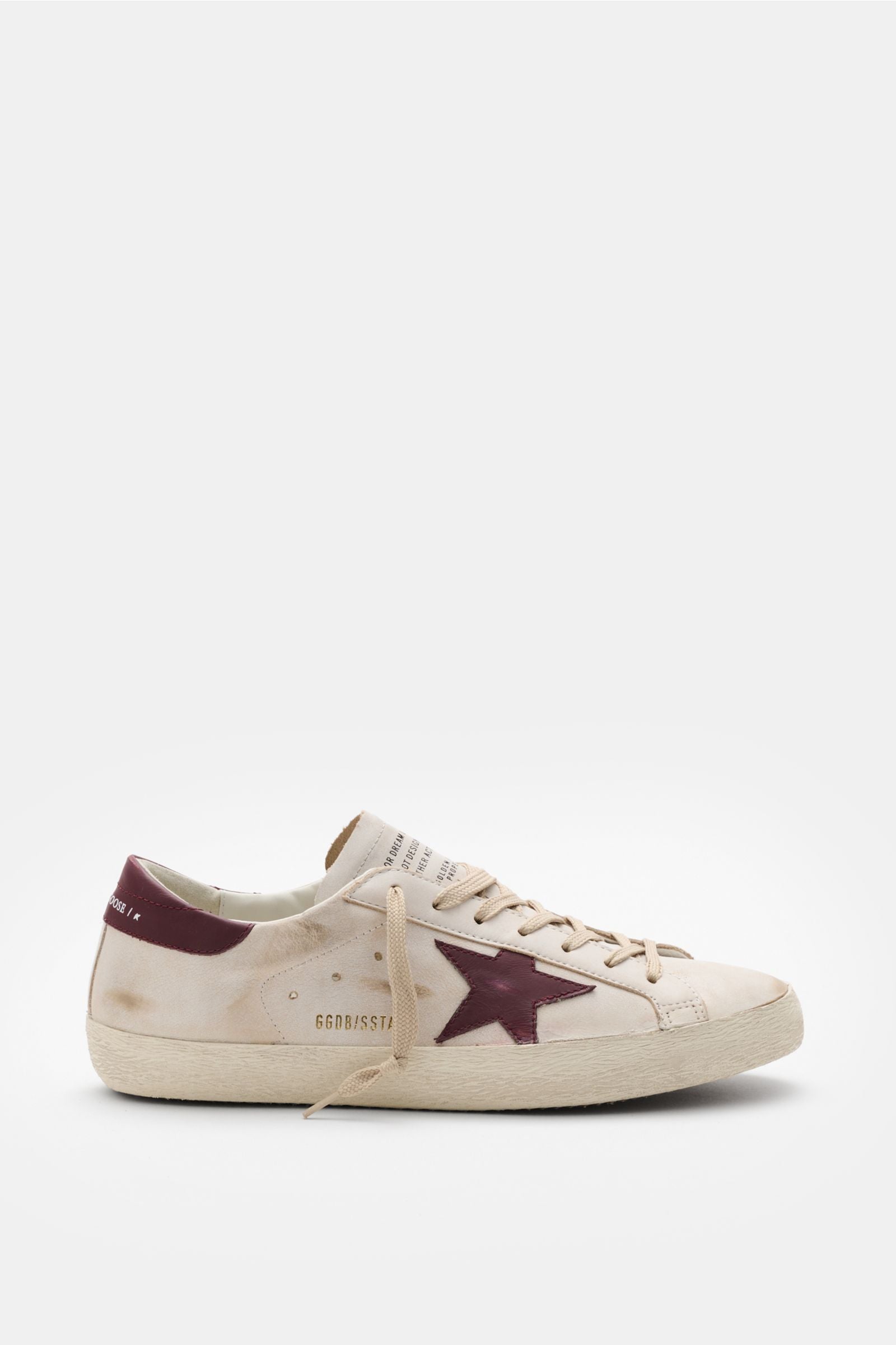 Golden Goose Sneakers 'Super-Star Classic' - whiteburgundy