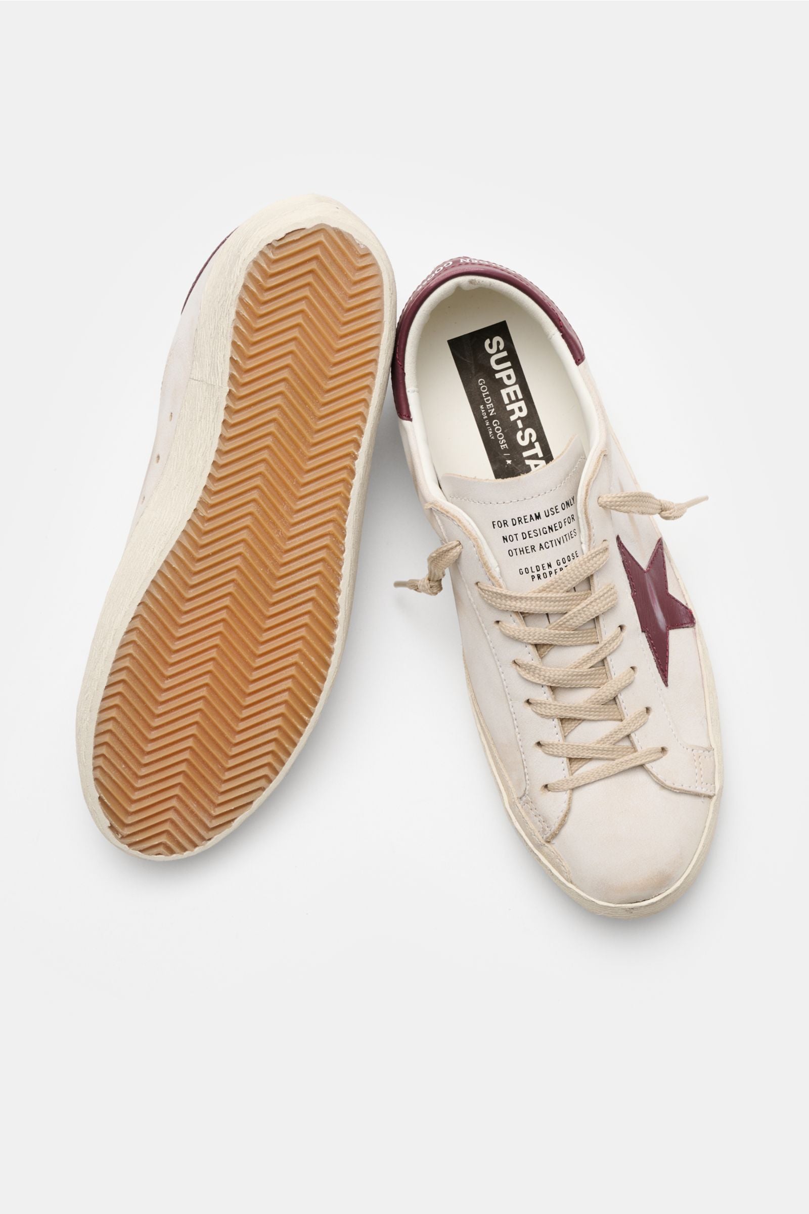 Golden Goose Sneakers 'Super-Star Classic' - whiteburgundy