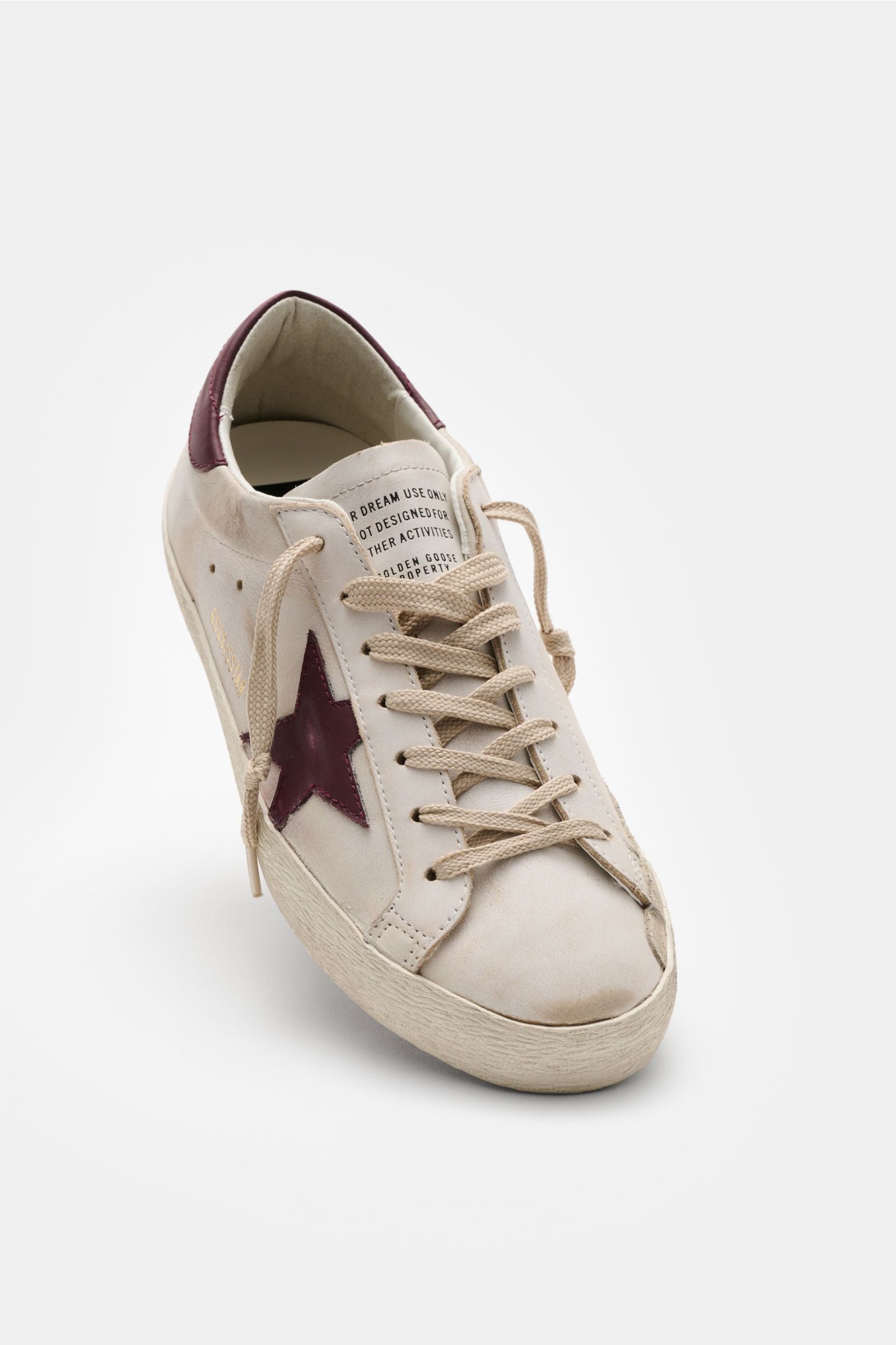 Golden Goose Sneakers 'Super-Star Classic' - whiteburgundy