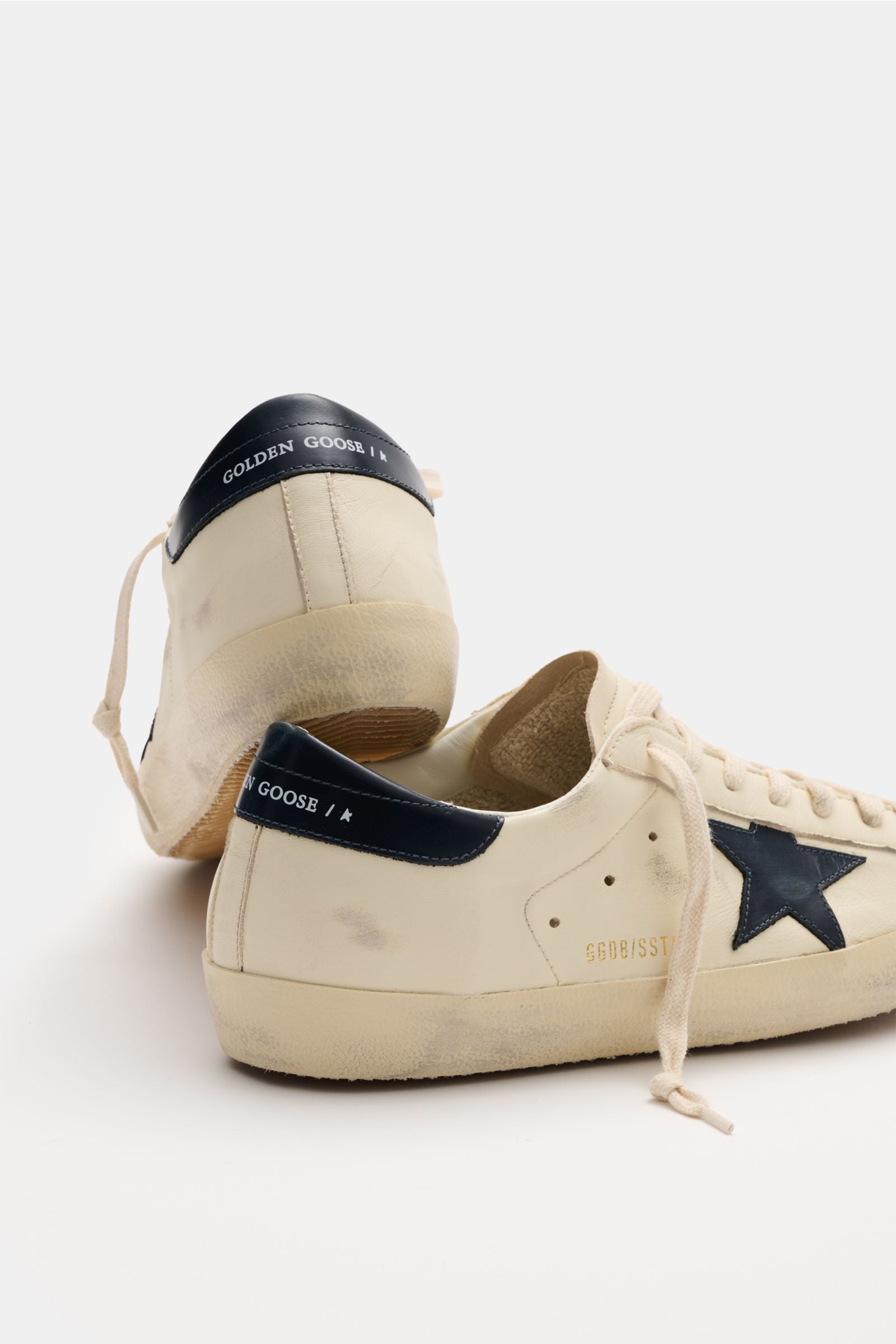 Golden Goose Sneakers 'Super-Star Classic' - creamnavy