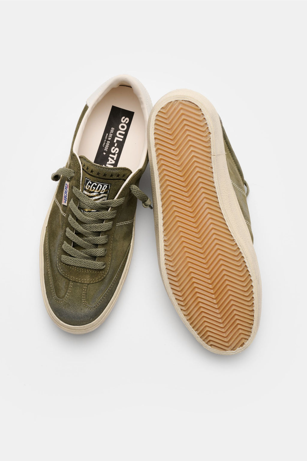 Golden Goose Sneakers 'Soul Star' - Dark olive
