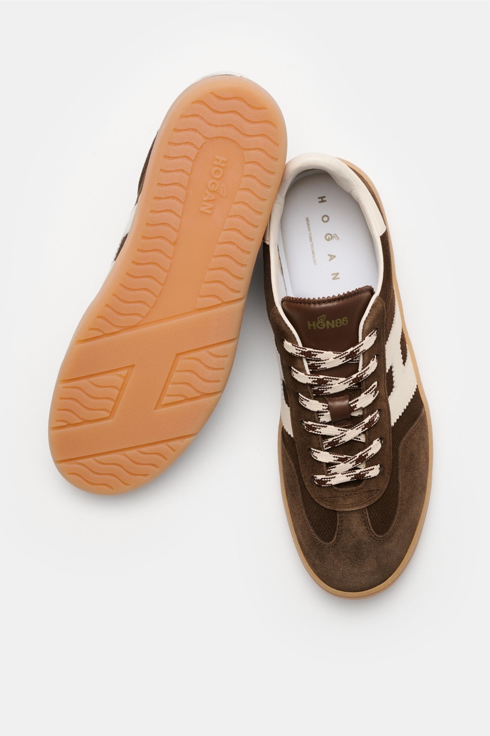 Hogan Sneakers 'Allacciato' - brownwhite