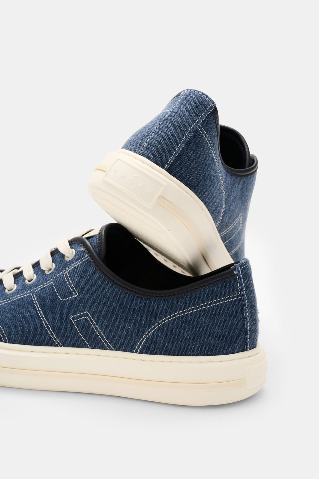 Hogan Sneakers 'Allacciato Cuciture' dark blue/off-white - white