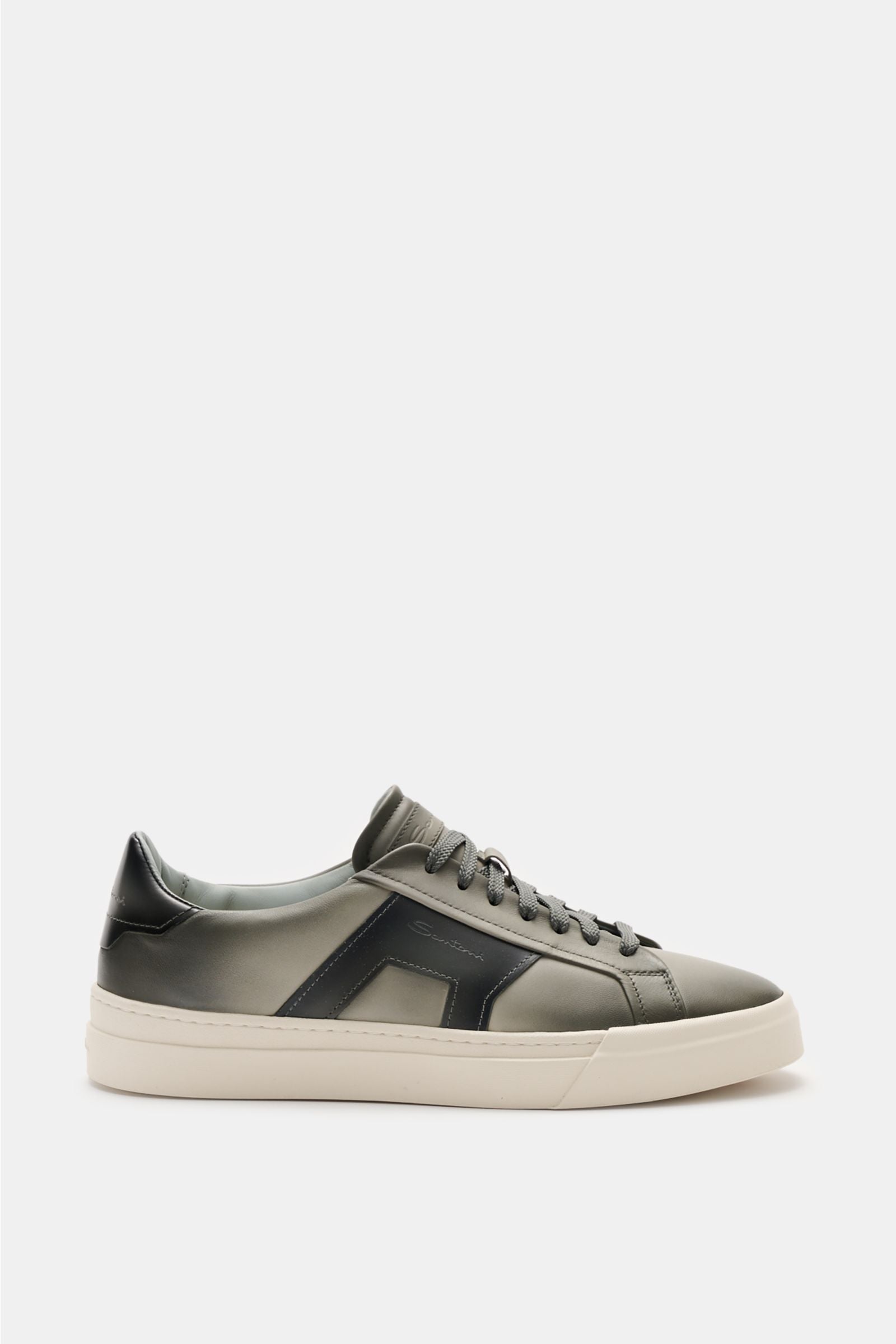 Santoni Sneakers 'Double Buckle' - sage
