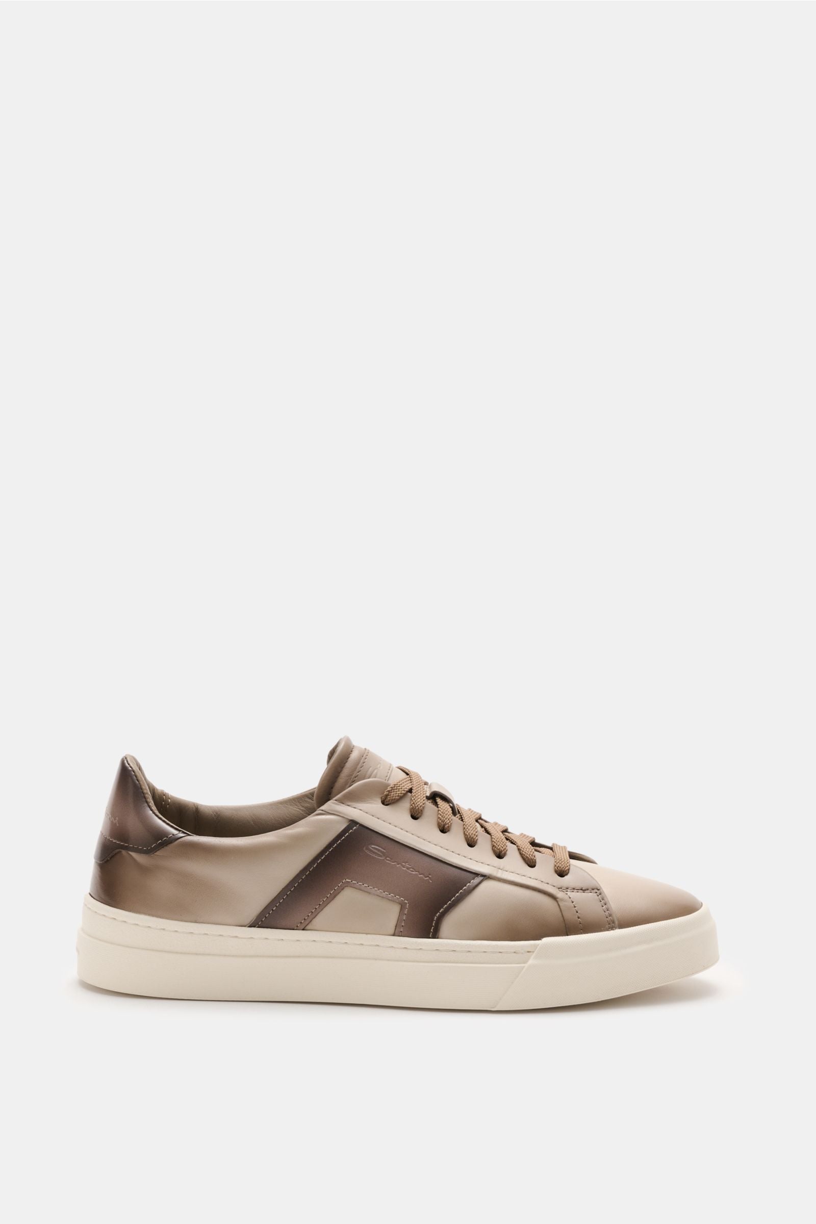 Santoni Sneakers 'Double Buckle' - Taupe
