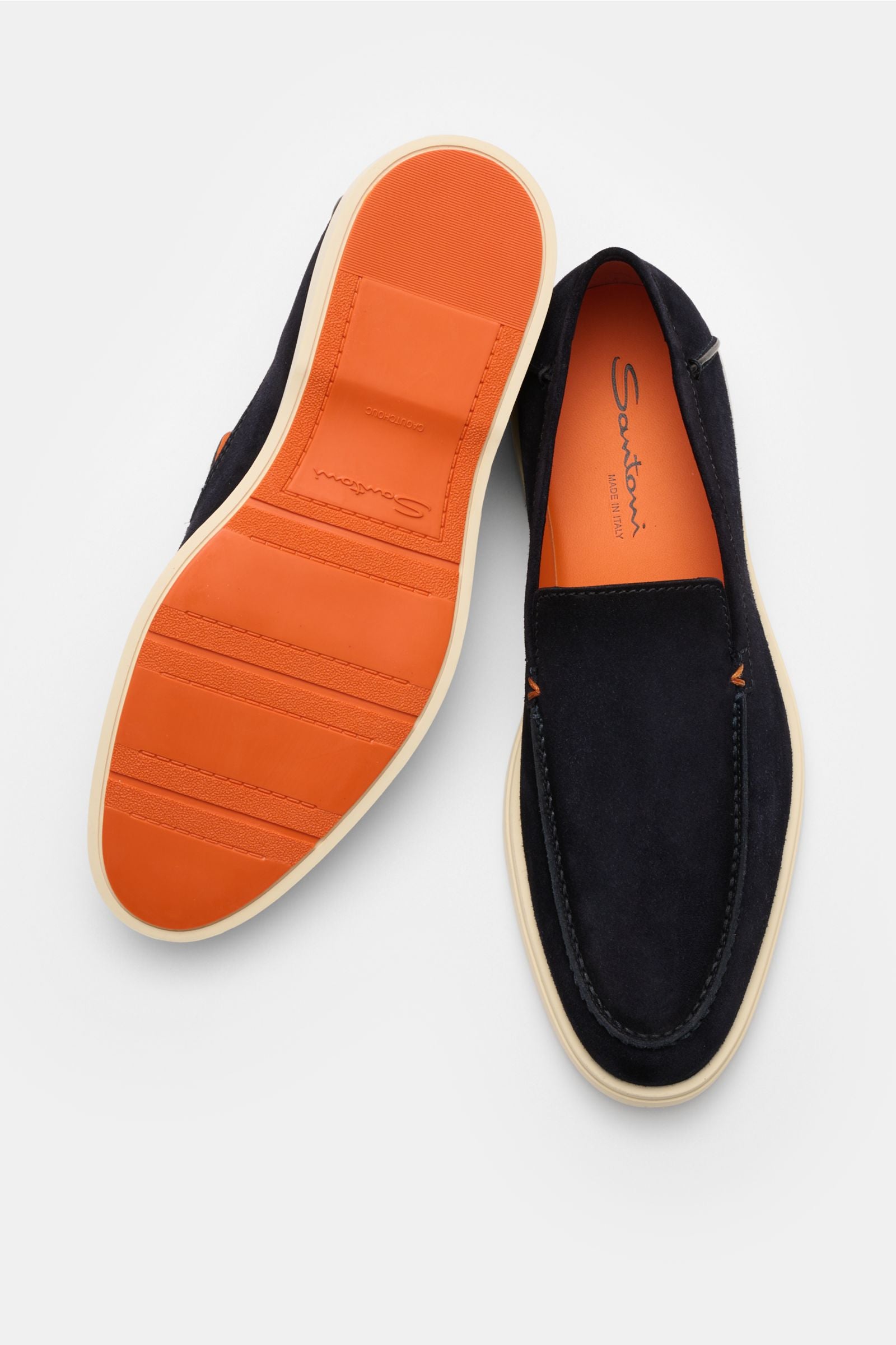 Santoni Loafers 'Detroit' - Navy