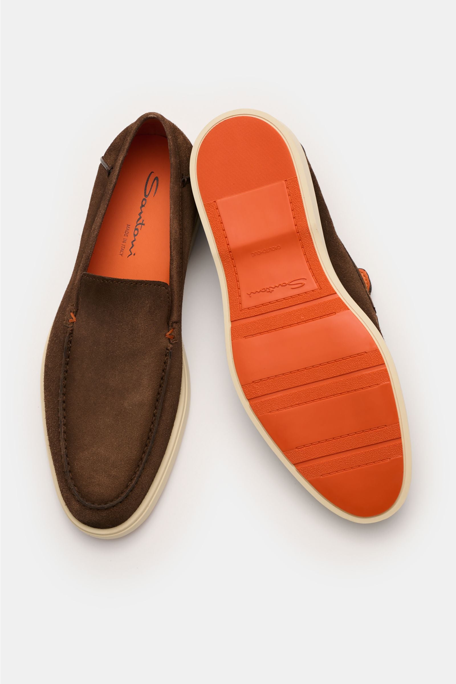 Santoni Loafers 'Detroit' - Brown