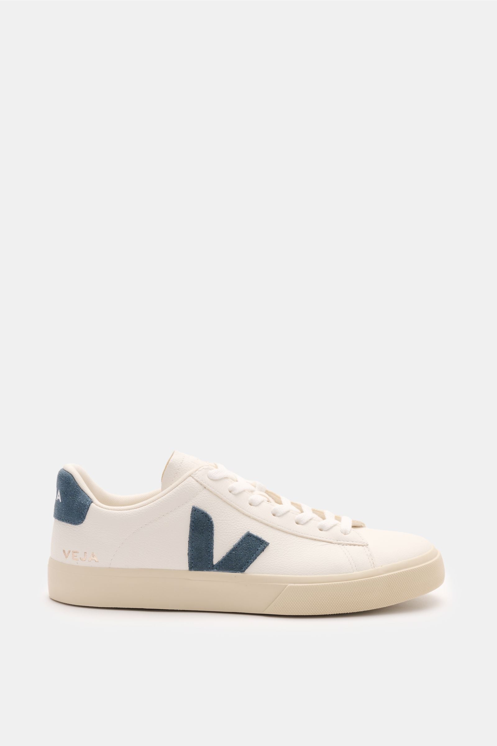 Veja Sneakers 'Campo Leather' off-white/grey-blue - graublau