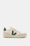 Veja Sneakers 'V-90 O.T. Leather' off-white/light grey/dark - green