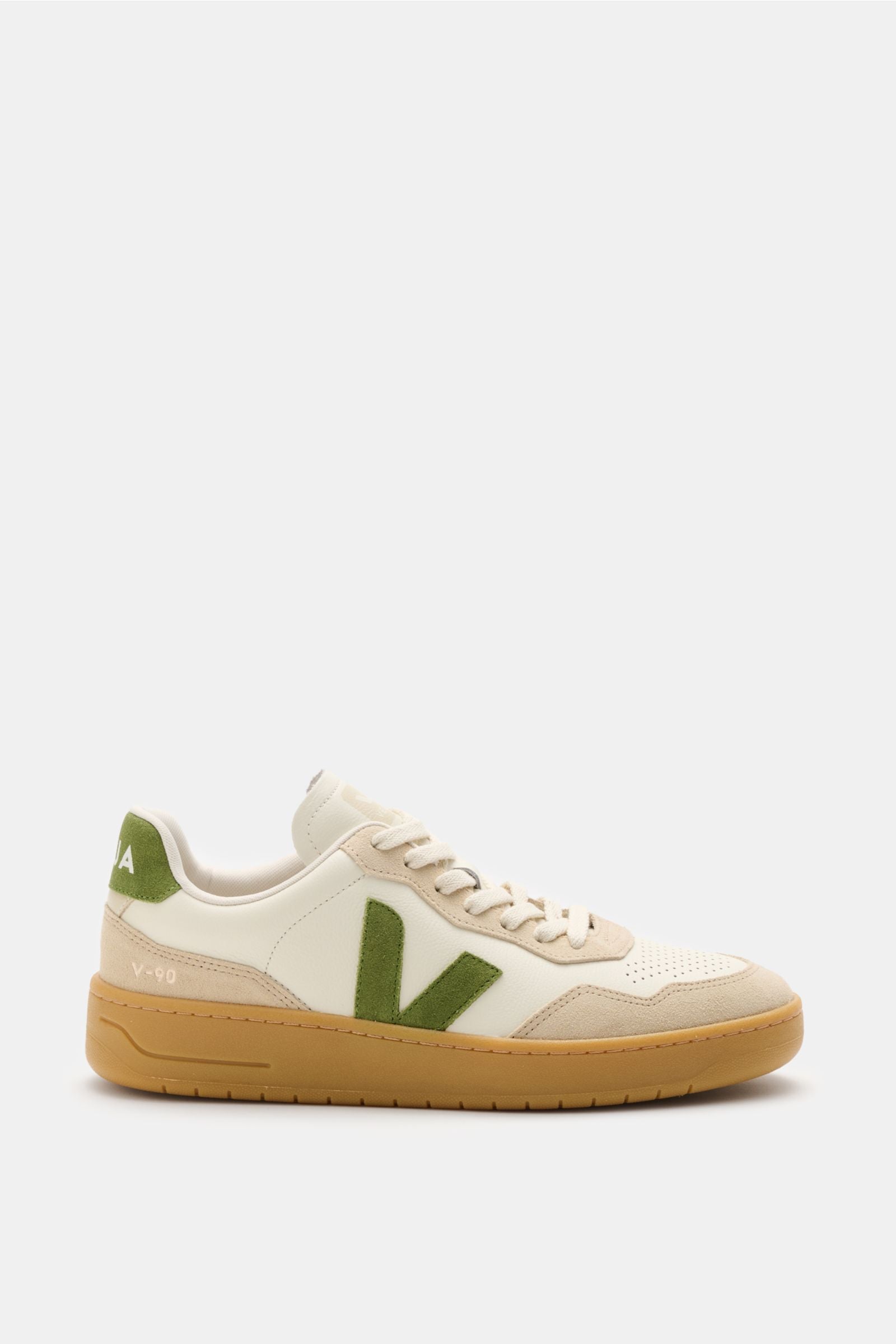 Veja Sneakers 'V-90 O.T. Leather' off-white/beige/sage - whitebeigesage