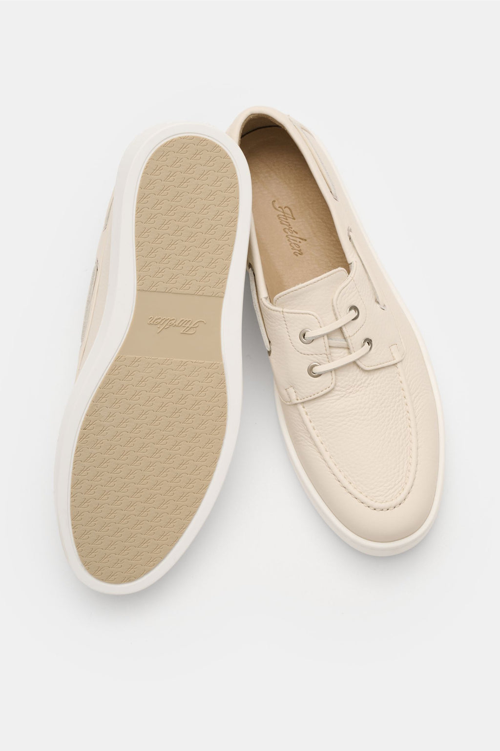 Aurélien Boat shoes 'Boat Sneaker' - cream