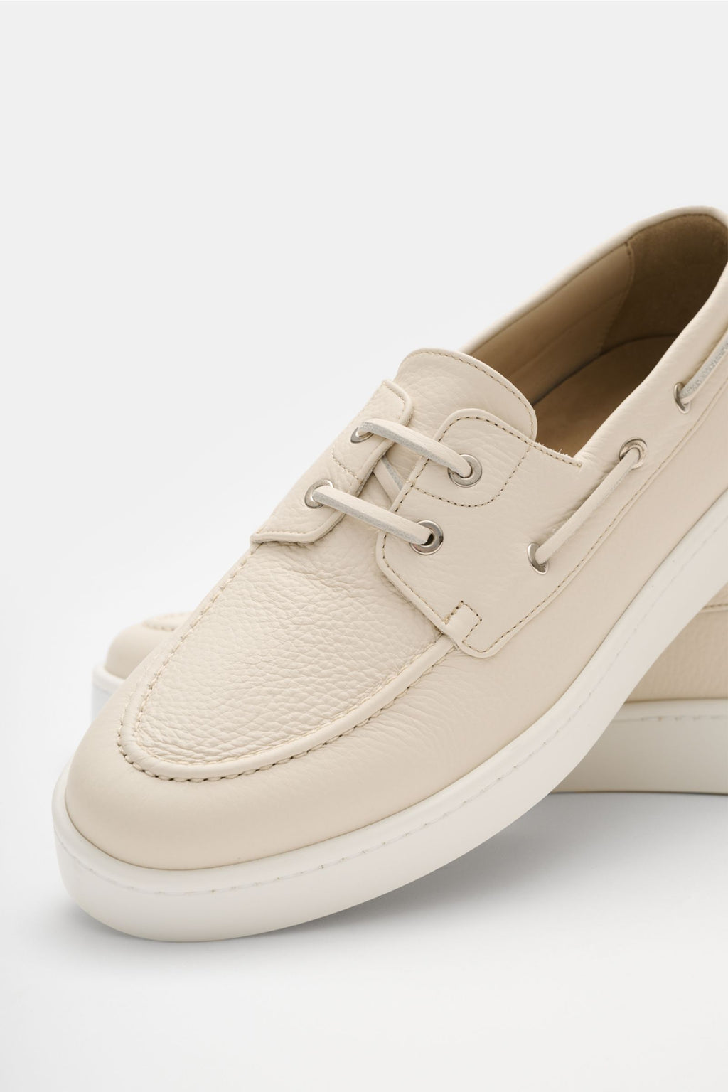 Aurélien Boat shoes 'Boat Sneaker' - cream