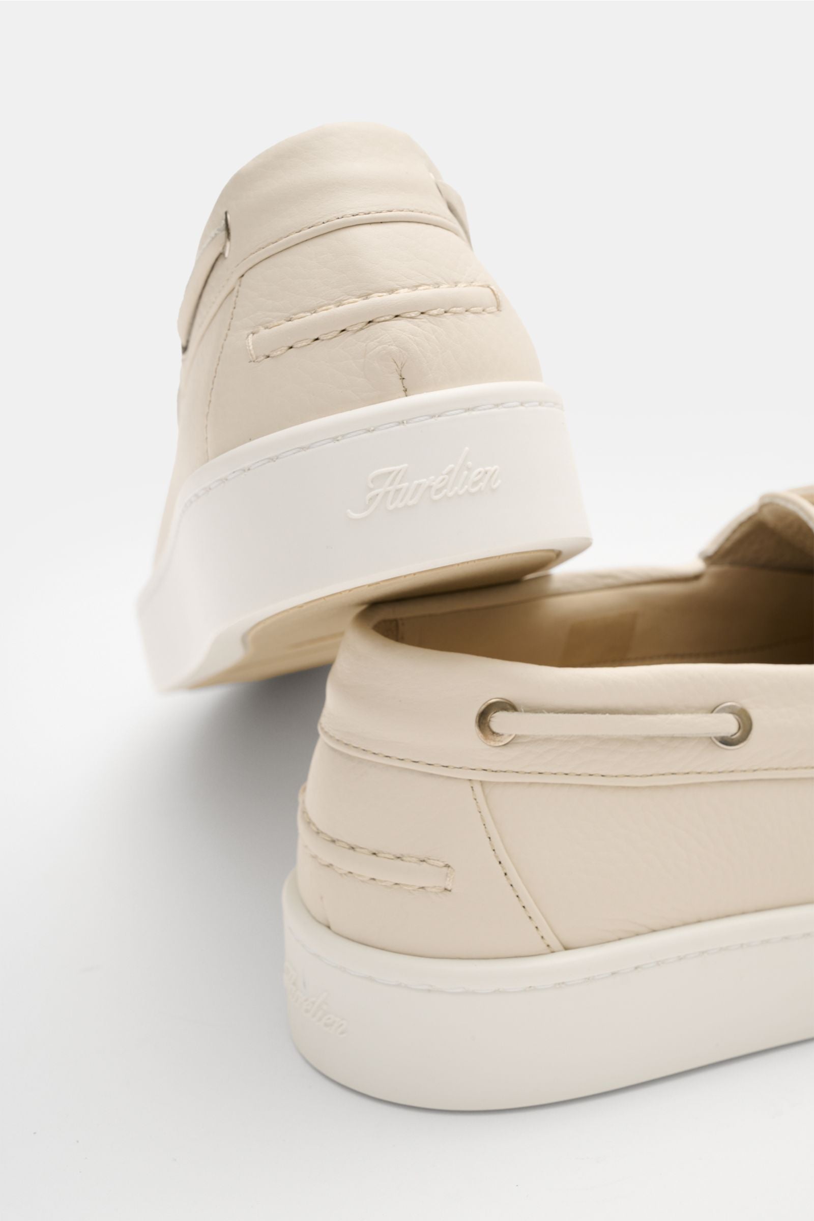 Aurélien Boat shoes 'Boat Sneaker' - cream