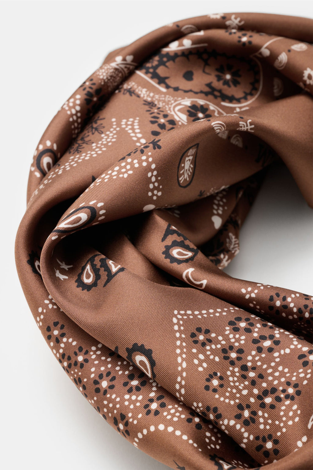 Ace Denim Silk scarf - patterned 2