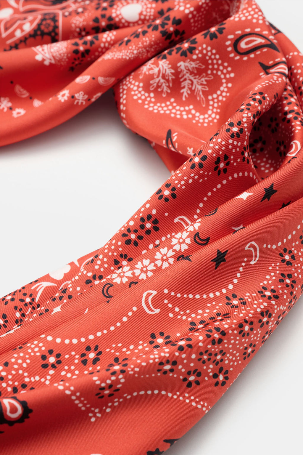 Ace Denim Silk scarf - patterned