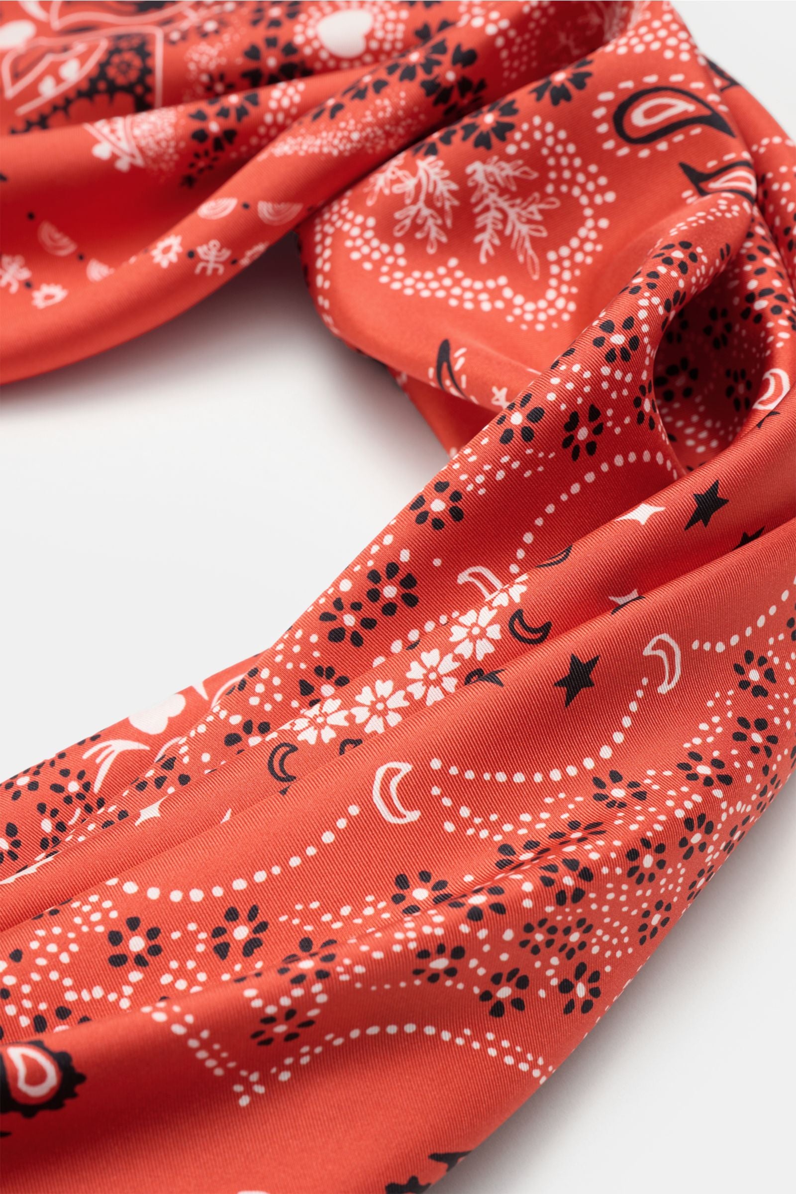 Ace Denim Silk scarf - patterned