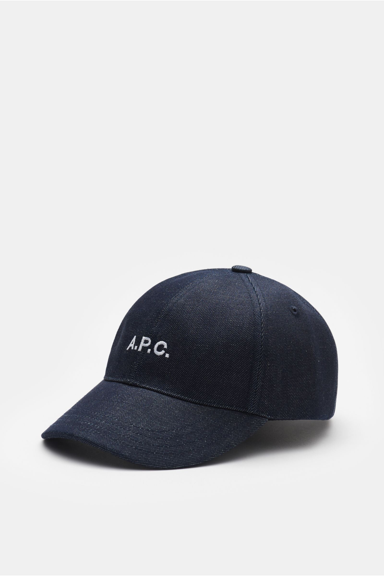 A.P.C. Denim baseball cap 'Charlie' - navy