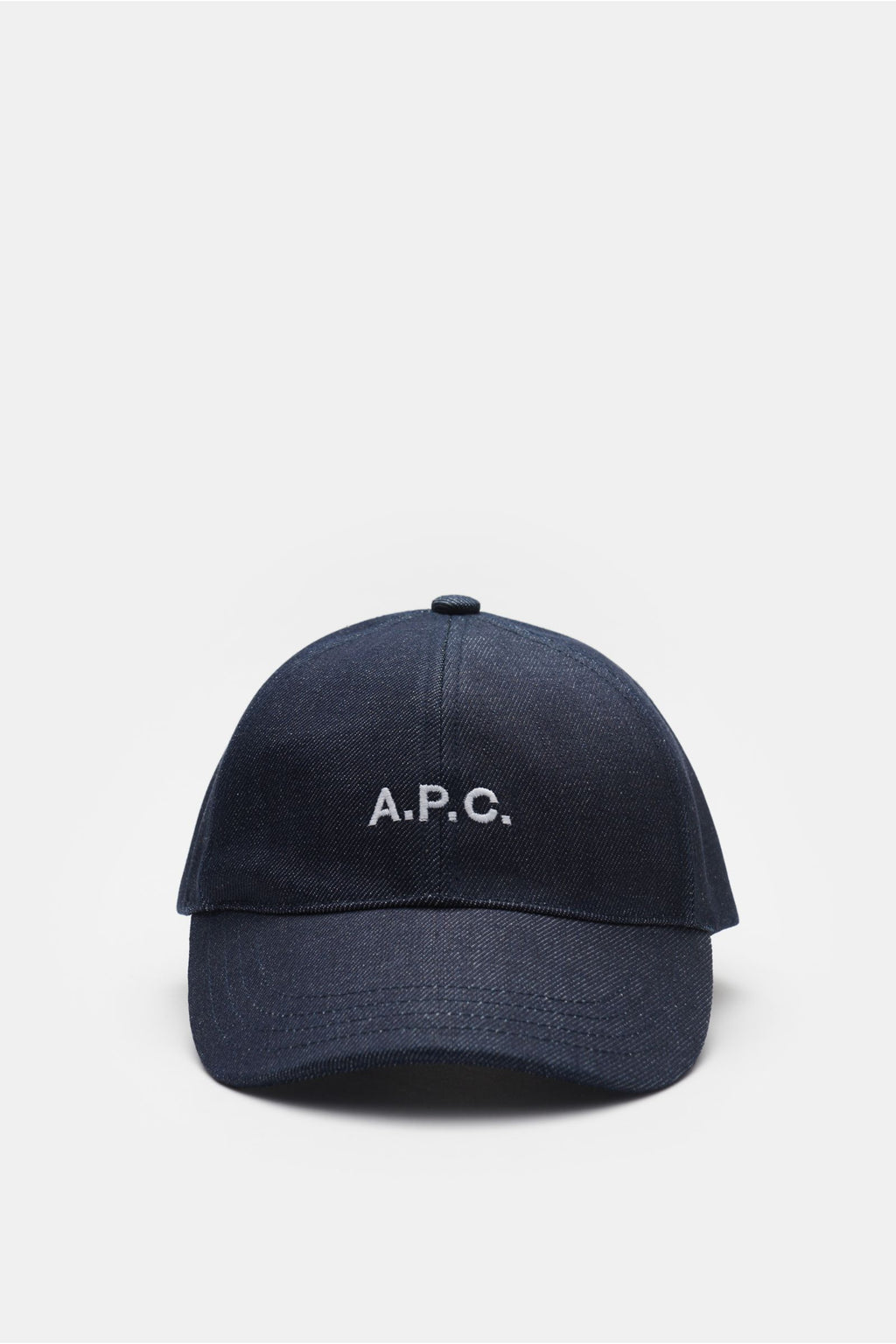 A.P.C. Denim baseball cap 'Charlie' - navy