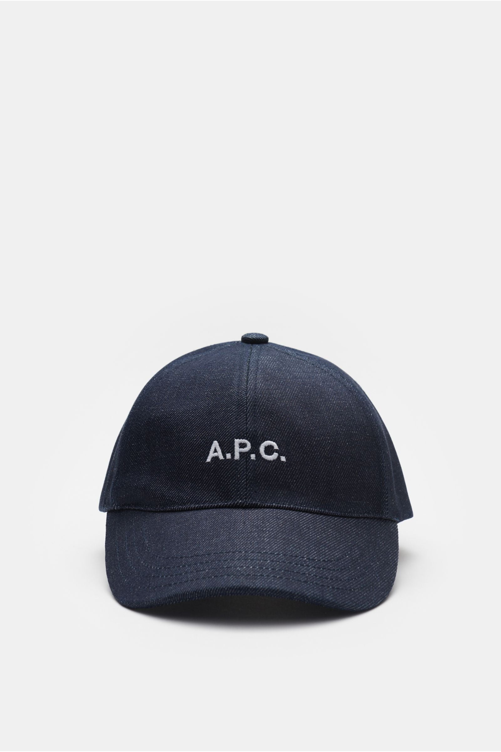 A.P.C. Denim baseball cap 'Charlie' - navy