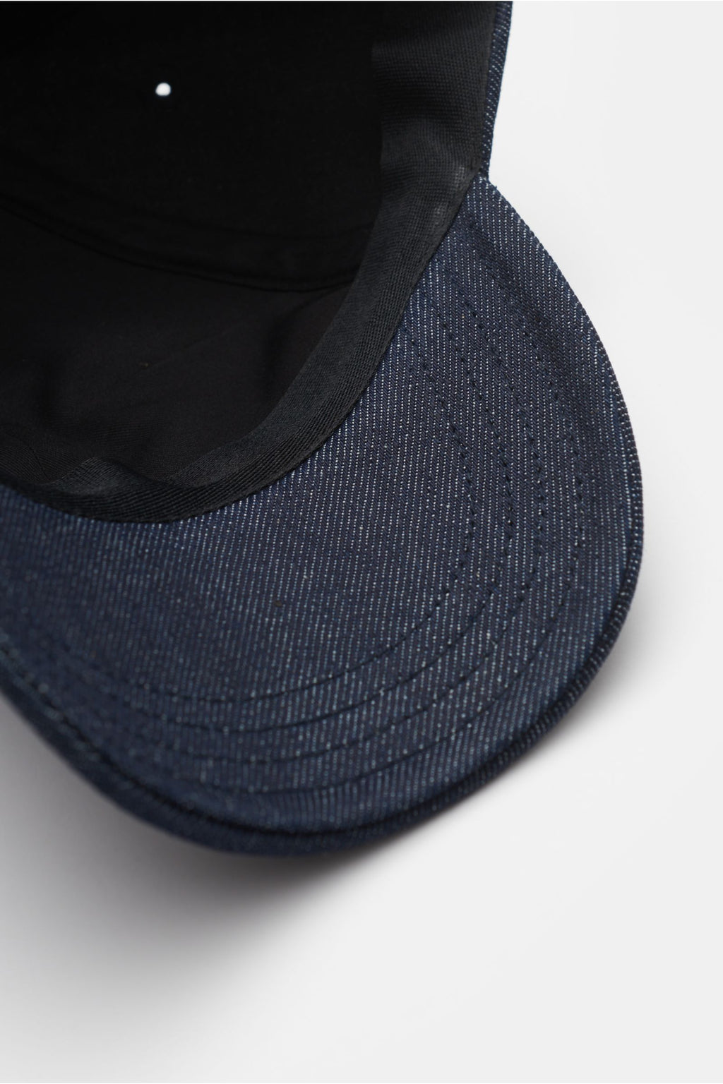 A.P.C. Denim baseball cap 'Charlie' - navy