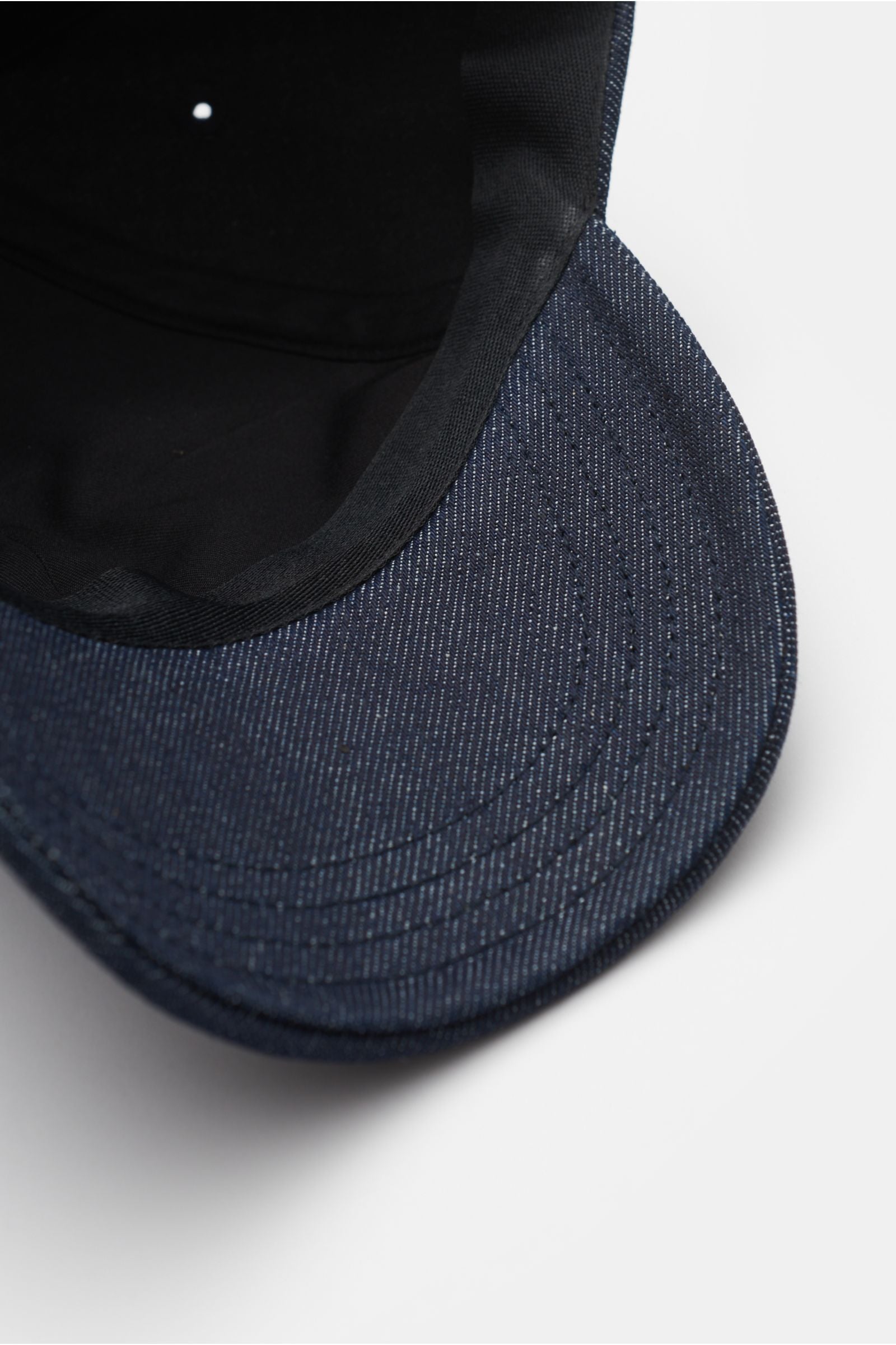 A.P.C. Denim baseball cap 'Charlie' - navy