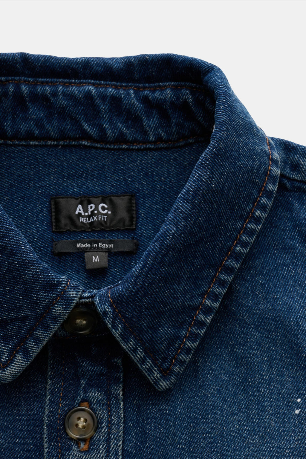 A.P.C. Denim overshirt 'Basile' — Navy