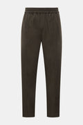 A.P.C. Jogger pants 'Pieter' — Dark olive