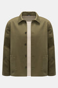 A.P.C. Overshirt 'Kerlouan Logo' — Olive