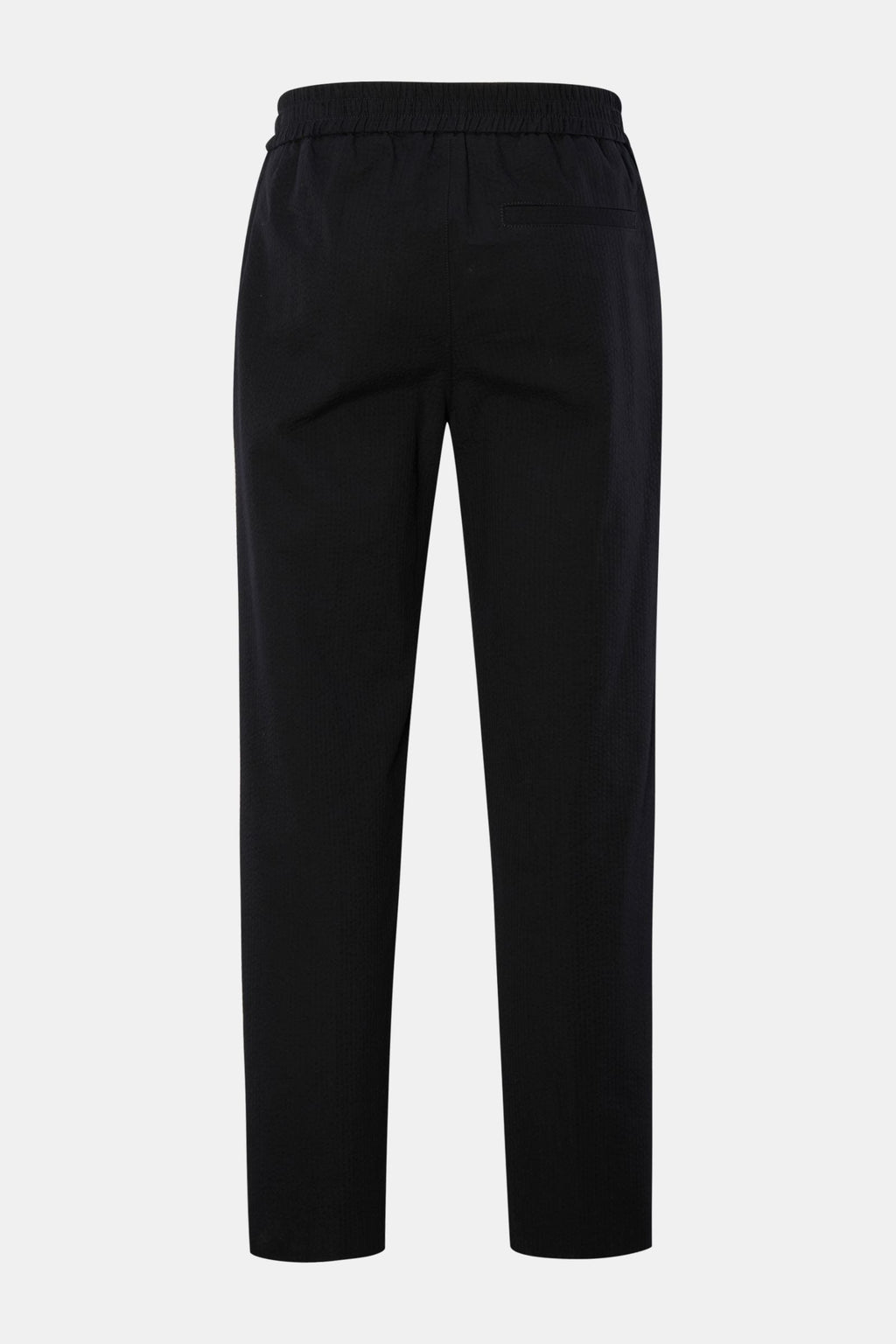 A.P.C. Seersucker jogger pants 'Joaquin' — Black