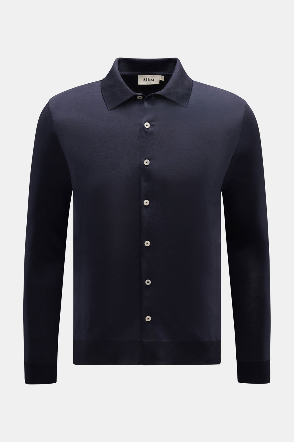 ALTEA Jersey shirt 'Julius' polo shirt — Navy