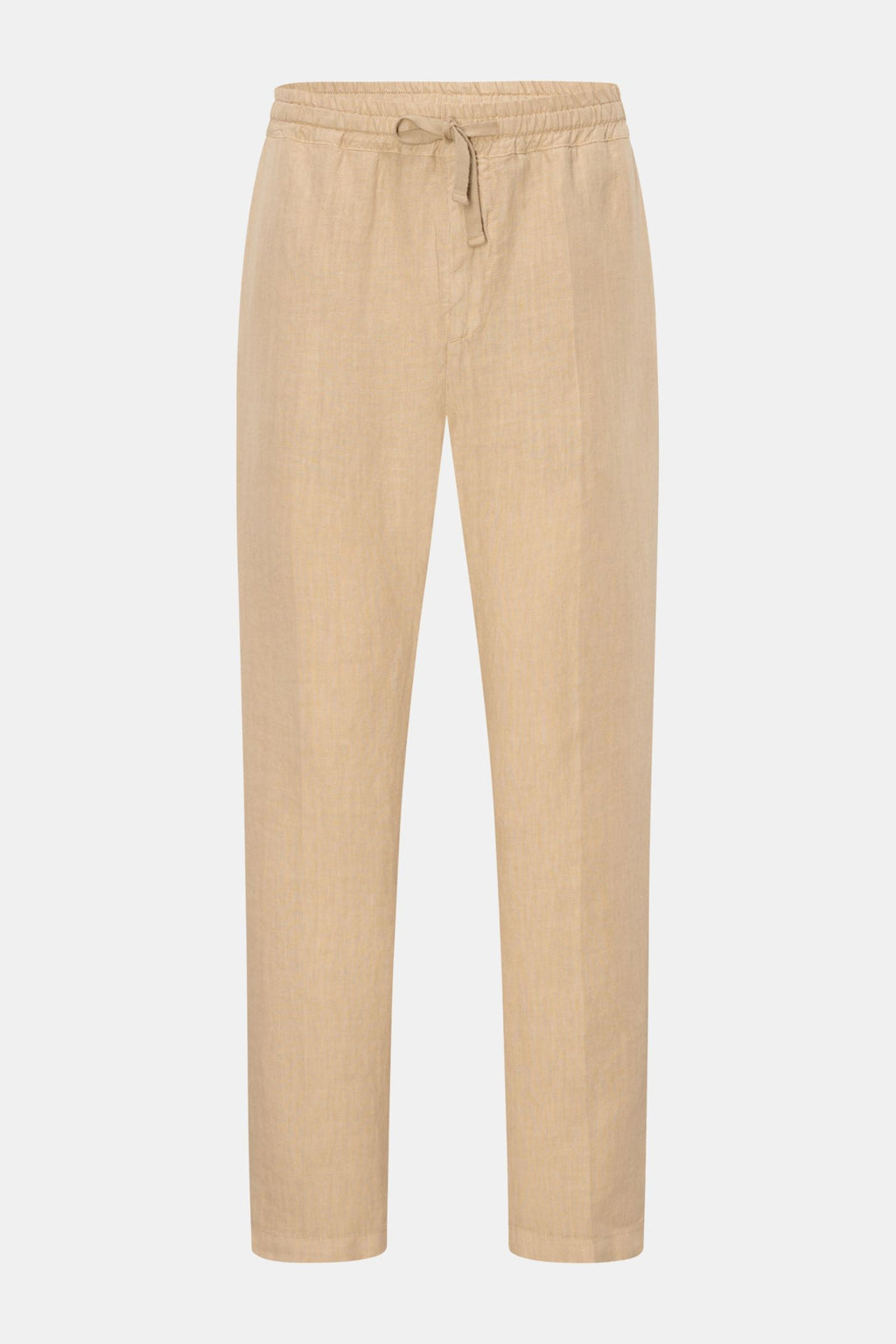 ALTEA Linen jogger pants 'Mattia' — Grey brown