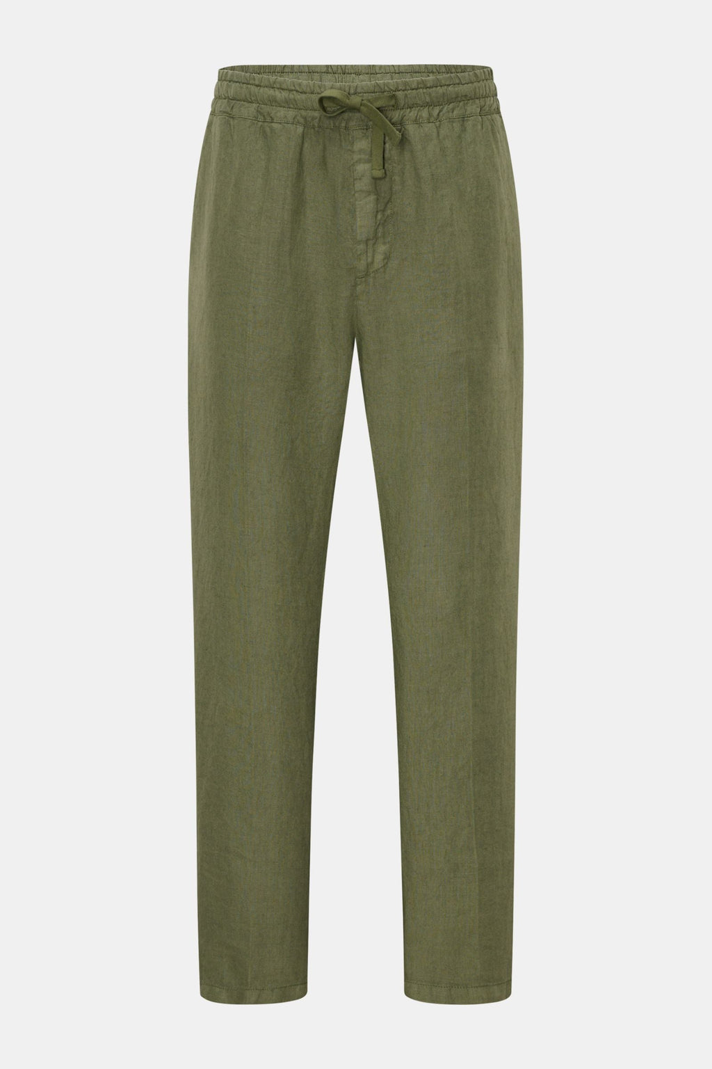 ALTEA Linen jogger pants 'Mattia' — Grey brown