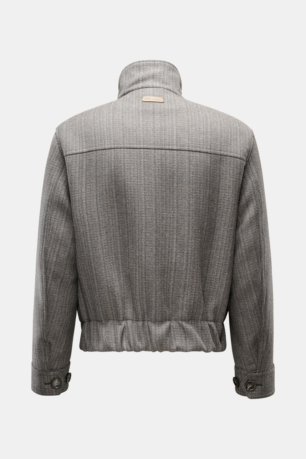 AMI PARIS Blouson 'Harrington' — Grey melange