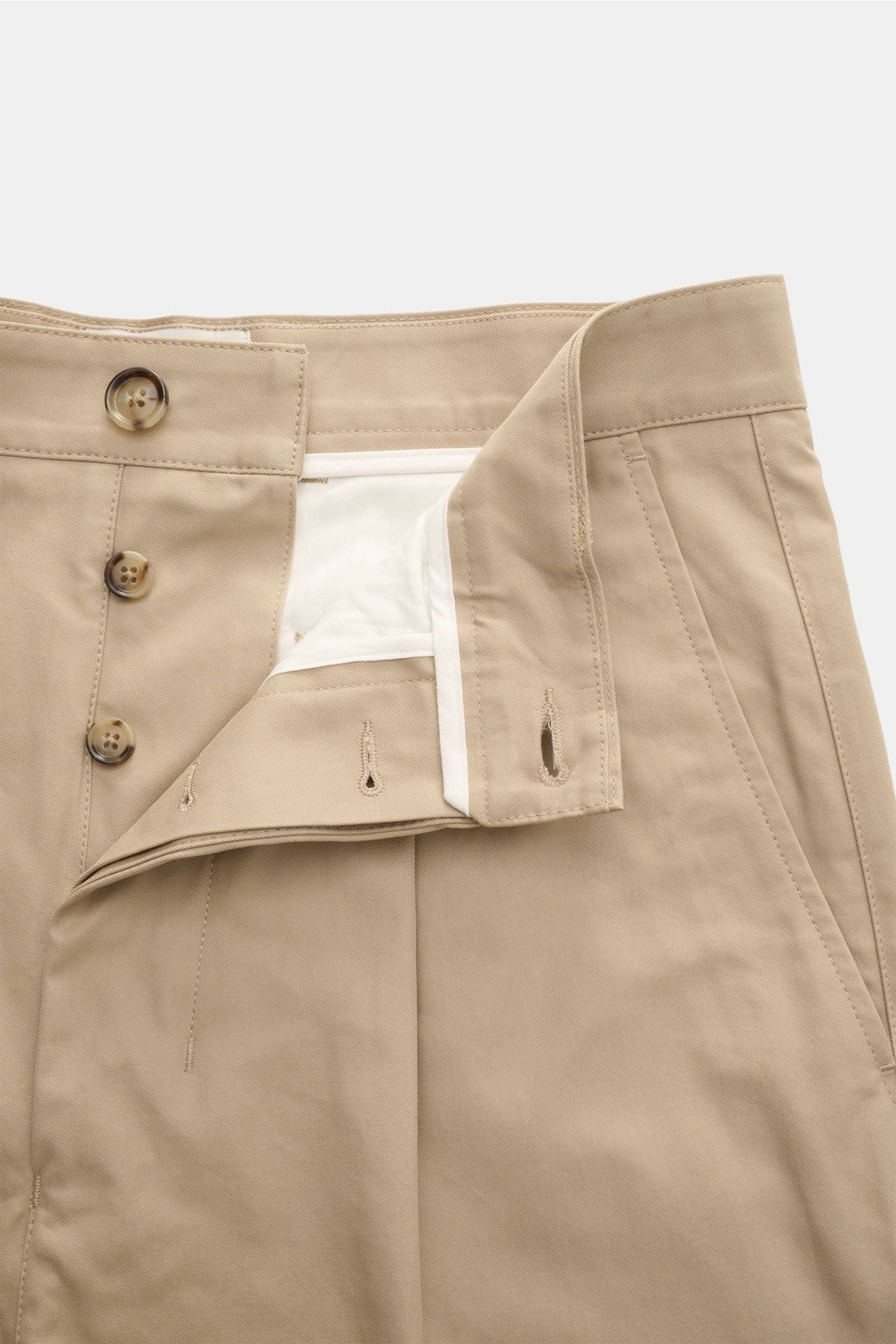 AMI PARIS Cotton trousers ie — Olive