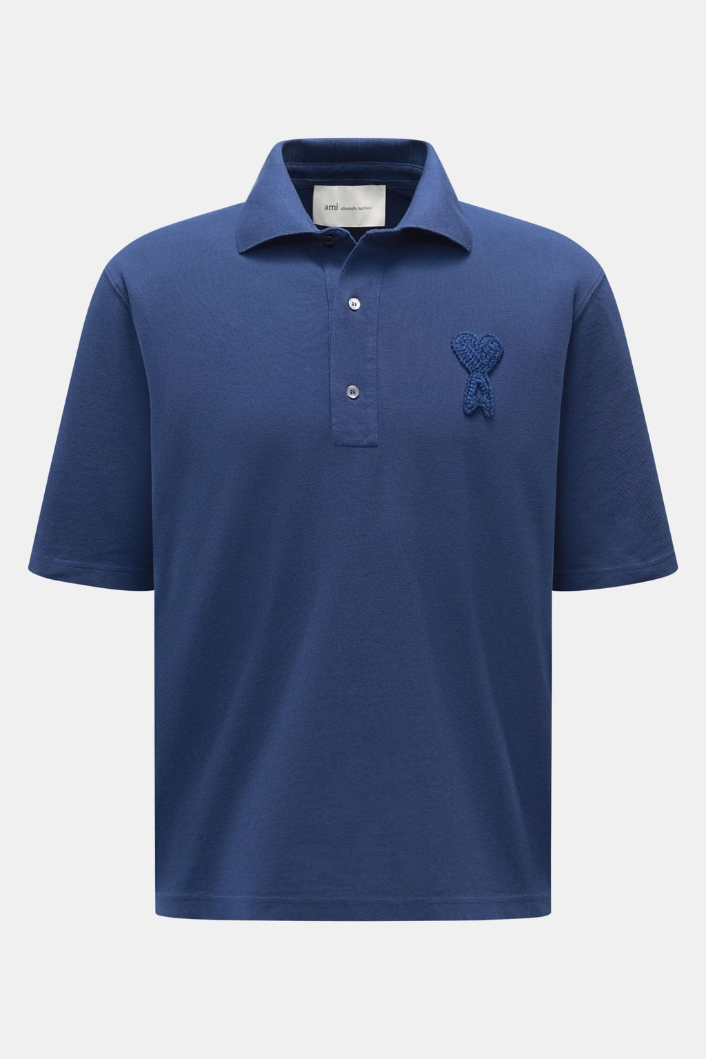 AMI PARIS Polo shirt 'Boxy Fit' — Dark blue