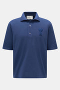 AMI PARIS Polo shirt 'Boxy Fit' — Dark blue