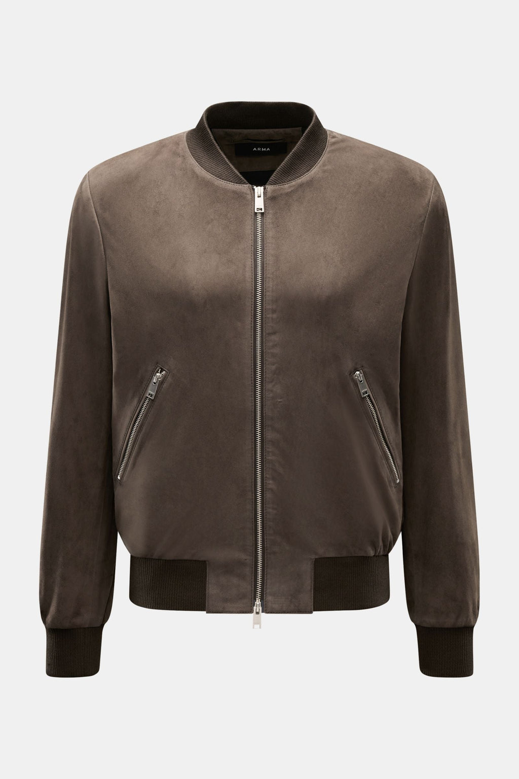 ARMA Suede blouson 'Didier' — Taupe