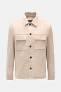 ARMA Suede jacket 'Mex' — Sand