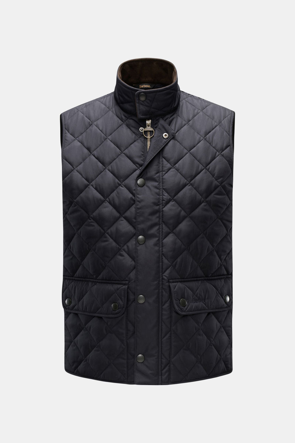 BARBOUR Quilted gilet 'New Lowerdale' — Dark green