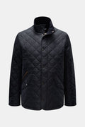 BARBOUR Quilted jacket 'Chelsea Sportsquilt' — Dark navy