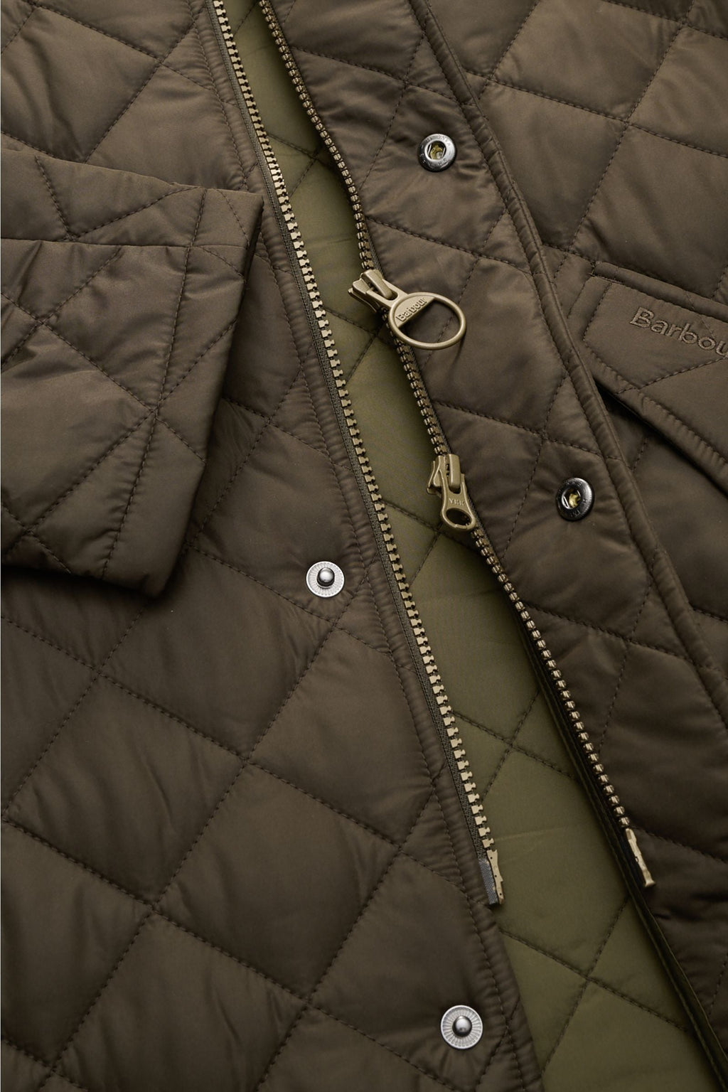 BARBOUR Quilted jacket 'Chelsea Sportsquilt' — Dark navy