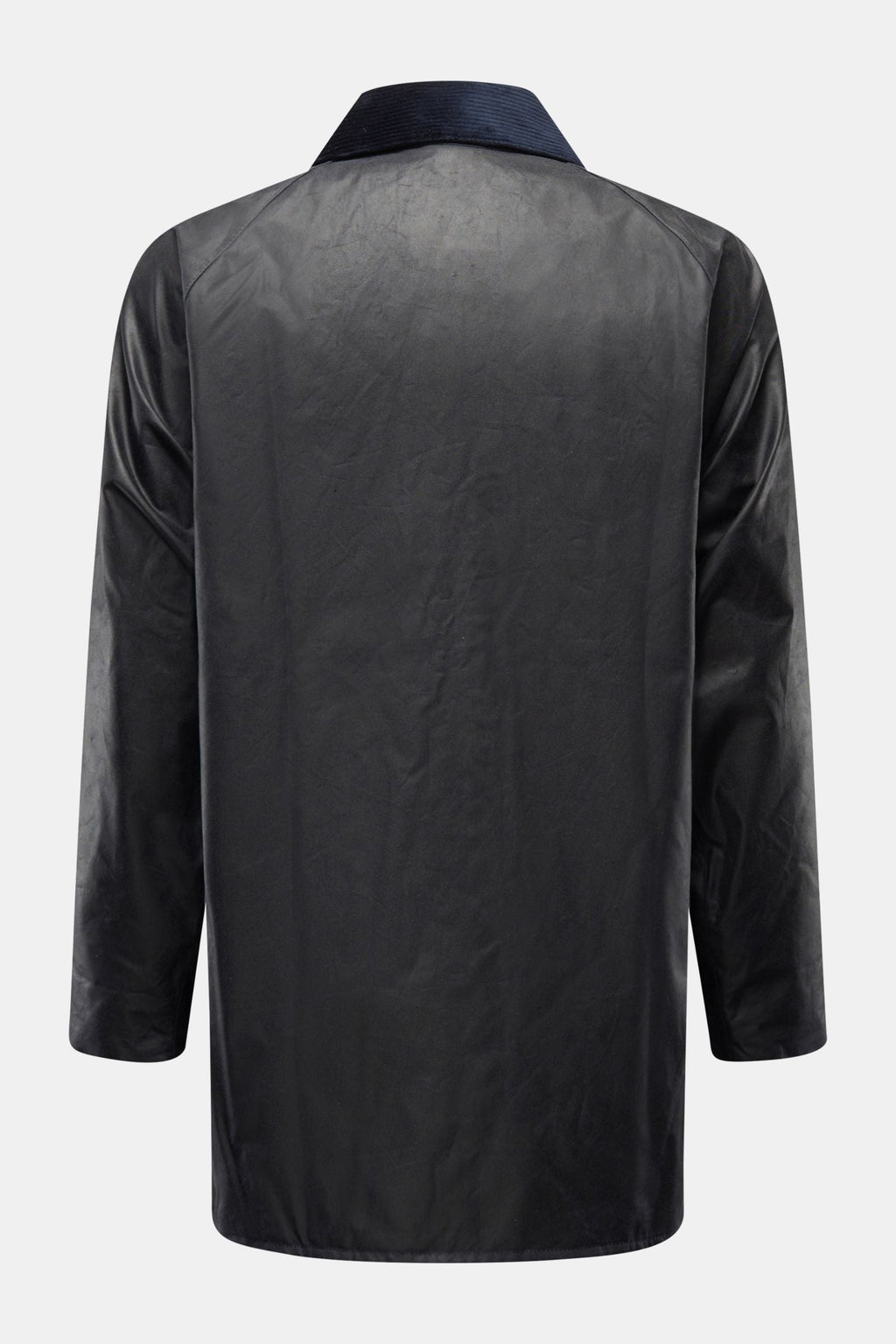 BARBOUR Waxed jacket 'Beaufort' — Dark navy