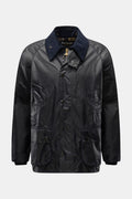 BARBOUR Waxed jacket 'Bedale' — Dark navy