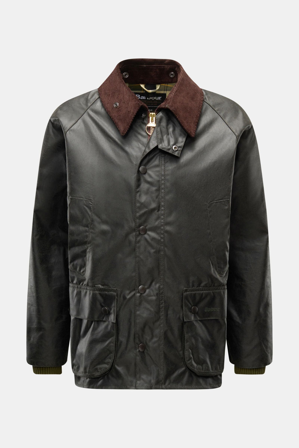 BARBOUR Waxed jacket 'Bedale' — Dark navy