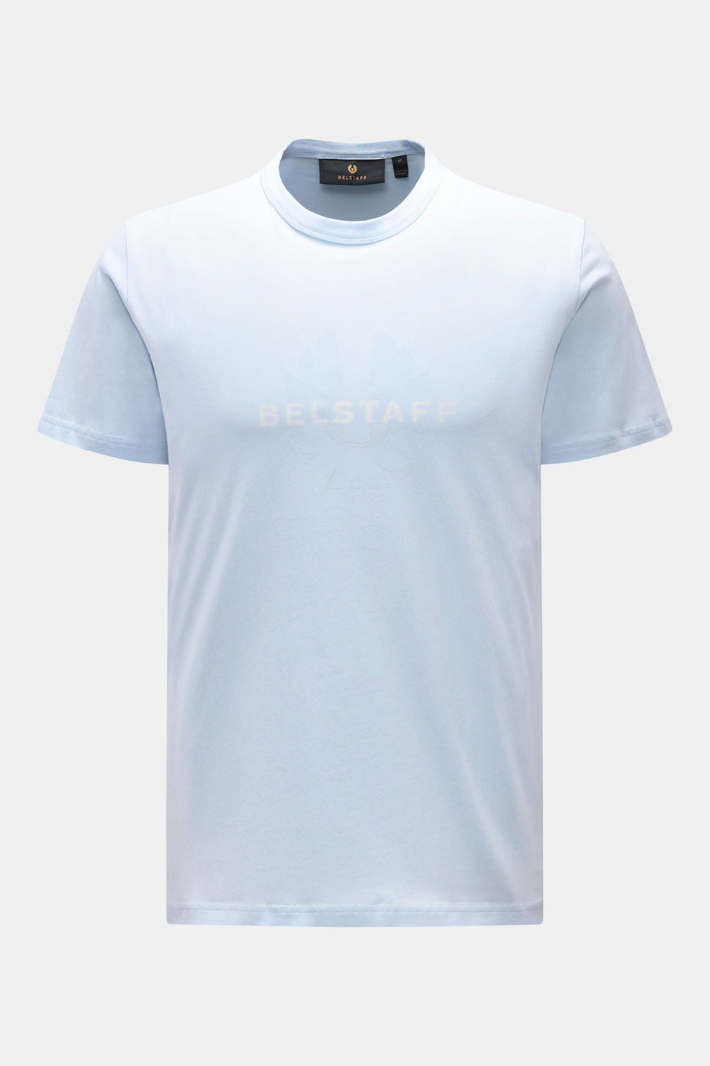 BELSTAFF Crew neck T-shirt 'Surface' — Light blue