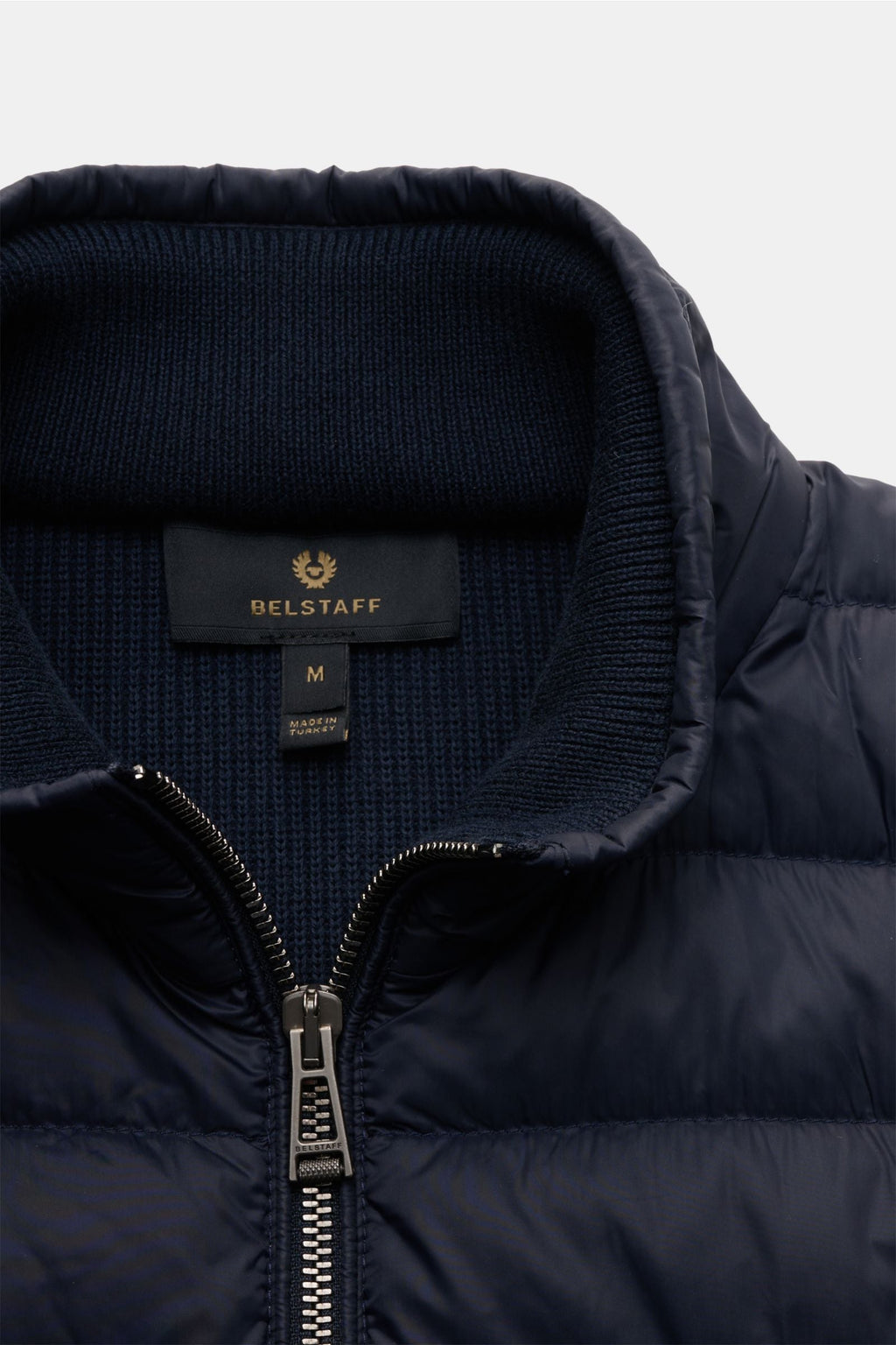 BELSTAFF Down jacket 'Control Cardigan' — Navy
