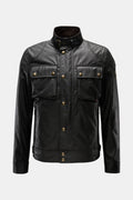 BELSTAFF Waxed jacket 'Racemaster' — Black